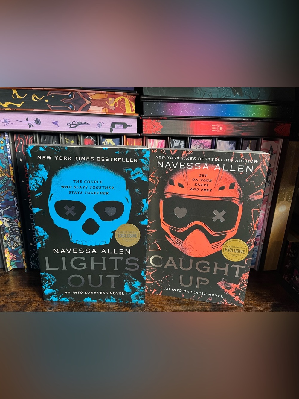 Lights out & Caught Up B&N Exclusive Navessa Allen New